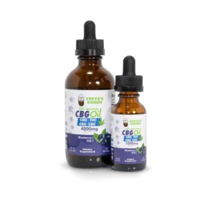Buy Blueberry Full Spectrum CBG Oil | High Potency | Steve's Goods